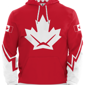 bchoodiefront canada hoodie red cc white.png